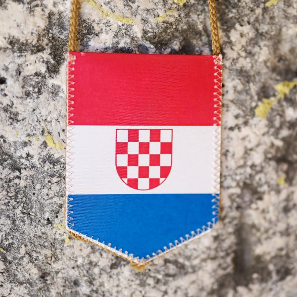 Autozastavica Povijesna zastava Hrvatske 208
