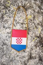 Autozastavica Povijesna zastava Hrvatske 209